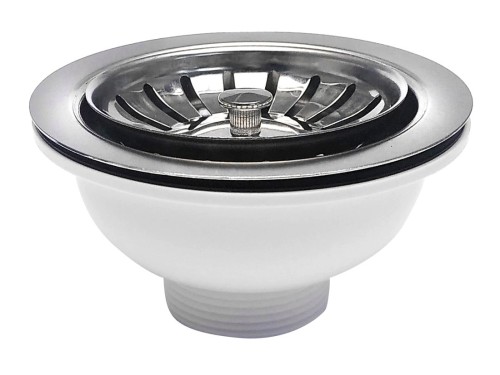 Odpływ zlewozmywakowy 6/4", stal nierdzewna