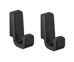 Gedy A82714 SAMOA wieszak, para, czarny mat