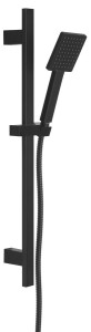 SAPHO SC615 Zestaw prysznicowy, przesuwny uchwyt 700mm, czarny mat