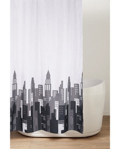 Zasłonka prysznicowa 180x200cm, poliester, koła