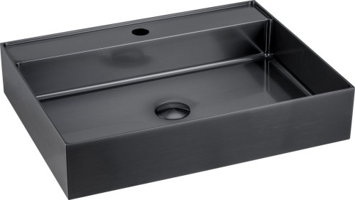 AURUM uze stali nierdzewnej 55x42cm, z korkiem, gun metal