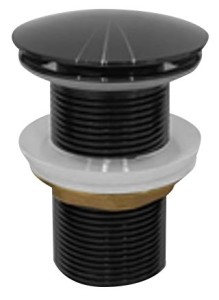 SAPHO ND-AU100 AURUM korek umywalkowy 5/4", klik- klak, gun metal