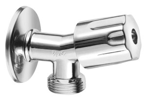 BRUCKNER Zawór pralki z zaworem zwrotnym, 1/2 "x3/4", chrom 181.934.1