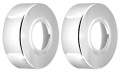 Rozeta 60/24 mm, wysokość 20mm, chrom
