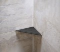 SMART półka narożna do fug 297x15x210mm, czarny mat