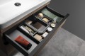 Organizer LINDO "U" 372x36x323 mm, plastik, antracyt
