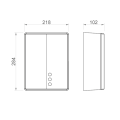 BIGFLOW EVO elektryczna suszarka do rąk, bezdotykowa 220-240V, 2050W, 218x284x102mm,  czarny