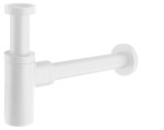 SAPHO SI514 Syfon umywalkowy 5/4", odpływ 32mm, okrągły, biały mat