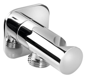 SAPHO SG403 Przyłącze kątowe z uchwytem, chrom