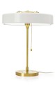 Lampa biurkowa ARTE biało-złota - aluminium, szkło King Home MT21409-3-350