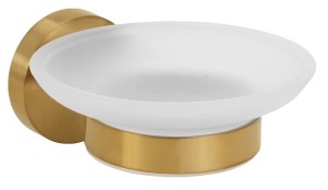 SAPHO XR803GB X-ROUND GOLD mydelniczka, szkło mleczne, złoto mat