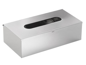 Gedy 230838 Pojemnik na chusteczki higieniczne ścienny, 250x75x130 mm, stal nierdzewna mat