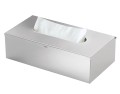 Pojemnik na chusteczki higieniczne ścienny, 250x75x130 mm, stal nierdzewna mat