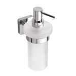 SAPHO IS019 INSIA dozownik mydła 230ml, szkło mleczne, chrom