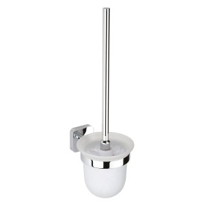 SAPHO IS008 INSIA szczotka do WC wiszącia, szkło mleczne, chrom