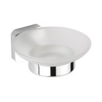 SAPHO IS002 INSIA mydelniczka, szkło mleczne, chrom