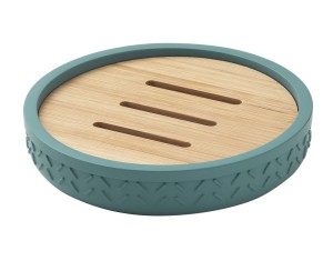 Gedy TH1147 THEA mydelniczka, zielony/bambus