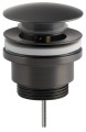 Odpływ umywalkowy 5/4“, klik-klak, duży korek, 10-55mm, gun metal