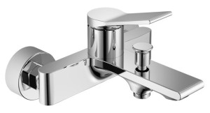 AQUALINE BC010 BOLERO bateria wannowa ścienna, rozstaw 150mm, chrom