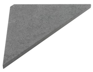 SAPHO ABELINE półka narożna Rockstone 200x200mm, concrete AE200-4033