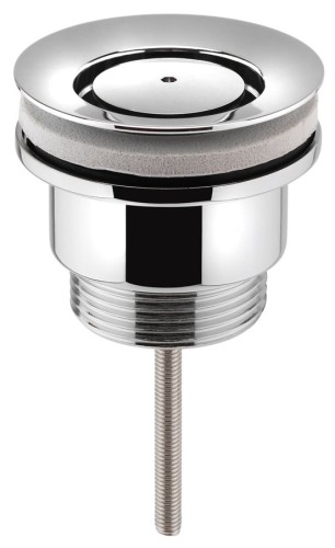 Odpływ umywalkowy 5/4'', niezamykany, design korek, 3-65mm, chrom