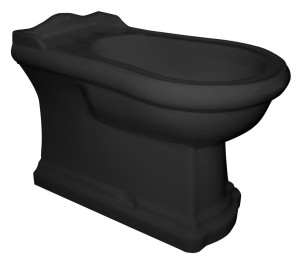 Kerasan 102231 RETRO bidet 39x61cm, czarny mat
