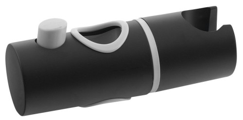 Zapasowy suwak do drążka prysznicowego 23mm, ABS/czarny