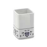 Gedy CX9889 CIXI kubek, porcelana, niebieski/biały