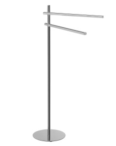 Gedy 143113 CIRCE stojak z wieszakiem na ręczniki, chrom