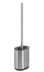 Gedy 683338 BIAGIO szczotka do WC stojąca/ścienna, sylikon, stal nierdzewna mat