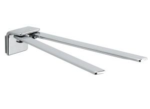 Gedy A92313 IL GIGLIO obrotowy wieszak na ręczniki podwójny 350mm, chrom