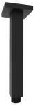 SAPHO 1205-07B Ramię prysznicowe, kwadratowy, 200mm, czarny mat
