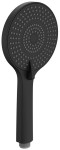 SAPHO SK879B Słuchawka prysznicowa z masażem, 3 tryby, silikonowe dysze, Ø 120 mm, ABS/czarny mat