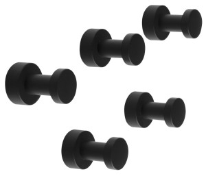 AQUALINE SB222 SAMBA haczyk, zestaw 5 szt., czarny mat