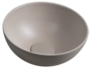 SAPHO MR26014 MINOR umywalka betonowa nablatowa, średnica 26cm, piaskowy