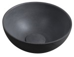 SAPHO MR26016 MINOR umywalka betonowa nablatowa, średnica 26m, antracyt