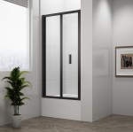 POLYSAN MD1910B DEEP BLACK drzwi prysznicowe składane 1000x1650mm, szkło czyste