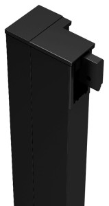 POLYSAN MD625B DEEP BLACK profil poszerzający 25mm, wysokość 1650mm