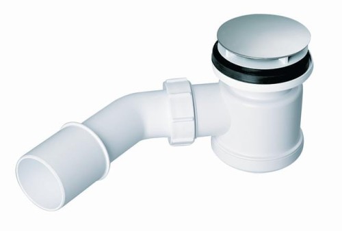 McAlpine HC26-SS Syfon brodzikowy wys.90mm z odejściem 40/50mm czyszczony od góry, pokrywa stal nierdzewna 70mm