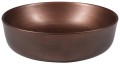 PRIORI umywalka ceramiczna nablatowa, średnica 41,5cm, miedź