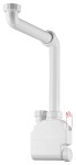 BRUCKNER SQUID syfon umywalkowy oszczędzający miejsce, 5/4", korek 32mm, biały 151.033.0