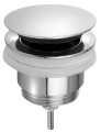 Odpływ umywalkowy 5/4”, klik-klak, duży korek, 10-45mm, chrom