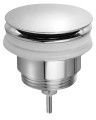 Odpływ umywalkowy 5/4”, klik-klak, duży korek, 10-45mm, chrom