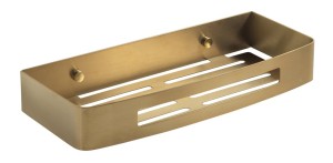 Gedy 241788 SMART półka do kabiny prysznicowej, 300x45x128mm, złoto mat