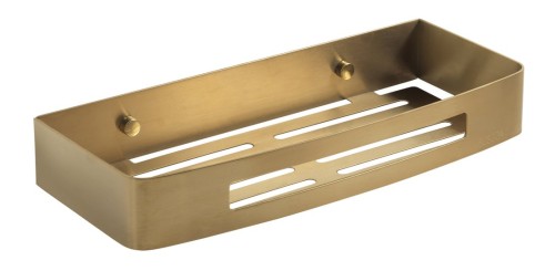 SMART półka do kabiny prysznicowej, 300x45x128mm, złoto mat