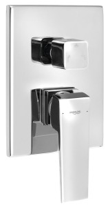 AQUALINE RT043 RITMO bateria prysznicowa podtynkowa, 3 wyjścia, box podtynkowy, chrom