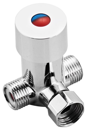 Regulator temperatury wody do zaworów stojących 1/2", chrom