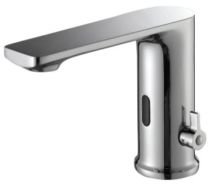 BRUCKNER Sensorowa bateria stojąca z regulacją temperatury, 6V DC (4xAA), chrom 982.120.1