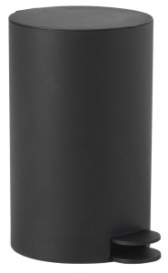 *Gedy SH0914 SHARON kosz na śmieci 3l, ABS plastik, czarny