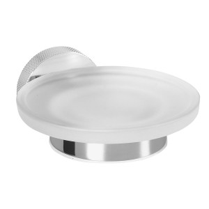 SAPHO WS002 LARISSA mydelniczka, szkło mleczne, chrom